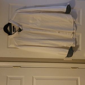 Nautica men's white button down Oxford,  White, XXL